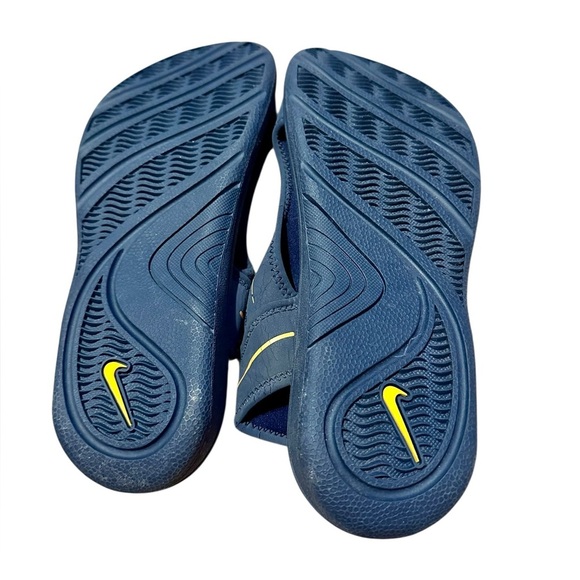 Nike Play Orange/Navy Blue Water Sandals Men's Size 6 - Picture 4 of 8